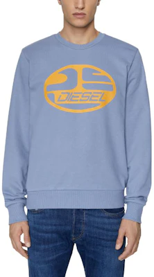 Diesel FW22 淺藍色長袖Logo印花衛衣 A064940HAYT8HQ Lookbook Diesel FW22 淺藍色長袖Logo印花衛衣 A064940HAYT8HQ