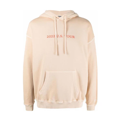 Diesel FW22 Light Brown Hoodie with Back Print Design A037970TDAJ7DV