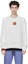 Sizing Diesel FW22 Logo Crewneck Sweatshirt White A065610JFAV141