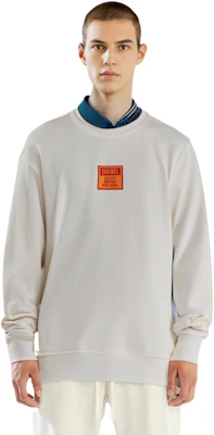 Diesel FW22 Logo Crewneck Sweatshirt White A065610JFAV141 Cheap Diesel FW22 Logo Crewneck Sweatshirt White A065610JFAV141