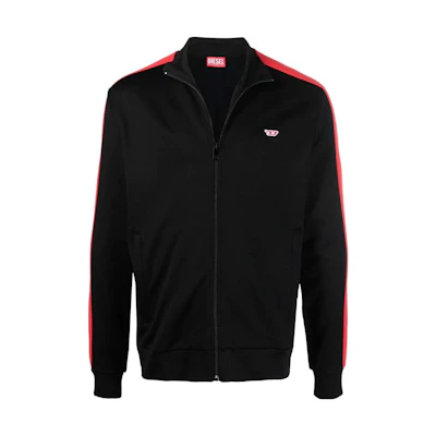 Diesel FW22 Logo Patch Sports Jacket Men’s Black A036680DLAA9XXA