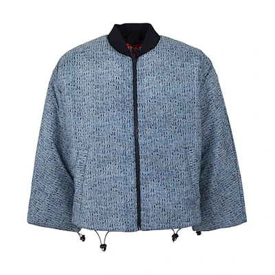 Diesel FW22 Mixed-Color Zip Jacket Men’s Blue A081980AIAMBLU