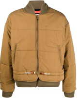 Diesel FW22 Mustard Yellow Solid Zipper Jacket A061510AHAA-5DQ Diesel FW22 Mustard Yellow Solid Zipper Jacket A061510AHAA-5DQ