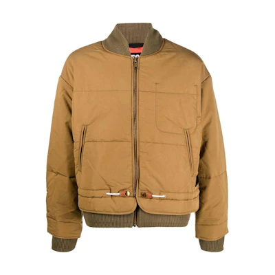 Diesel FW22 Mustard Yellow Solid Zipper Jacket A061510AHAA-5DQ