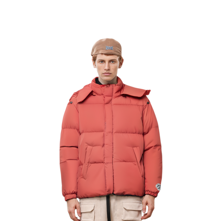 Sizing Diesel FW22 橙色高領全拉鍊連帽外套 A064230BFAQ-37A