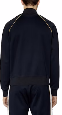 DIESEL FW22 男款橢圓D小標條紋拉鏈外套 深黑色. A054600AGAA-9XXA Shop DIESEL FW22 男款橢圓D小標條紋拉鏈外套 深黑色. A054600AGAA-9XXA
