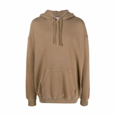 Diesel FW22 Oversized Colorblock Ribbed Hoodie Khaki A065070AGAU5DQ