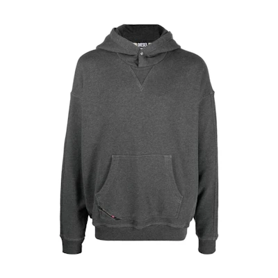Diesel FW22 Oversized Minimalist Hoodie in Gray A063140DGAG92E