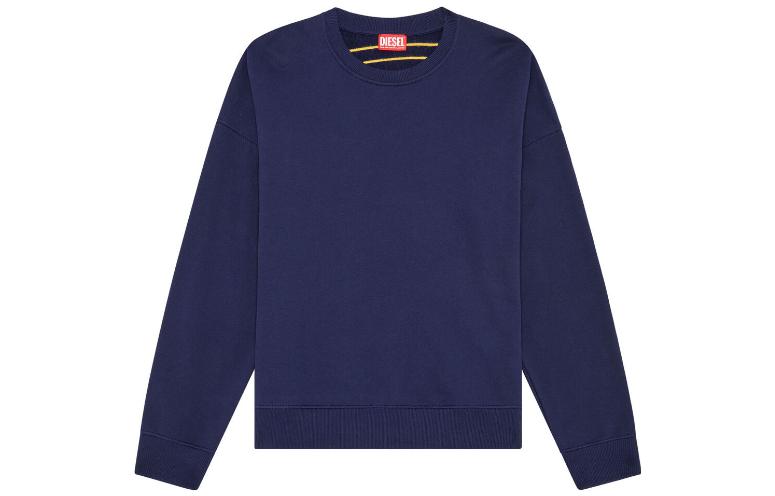 Diesel FW22 Patterned Blue Crewneck Pullover Sweatshirt for Men A082300GYCJ8AT