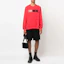 Lookbook Diesel FW22 Red Pullover Sweatshirt with Logo Print A037580BAWT44Q