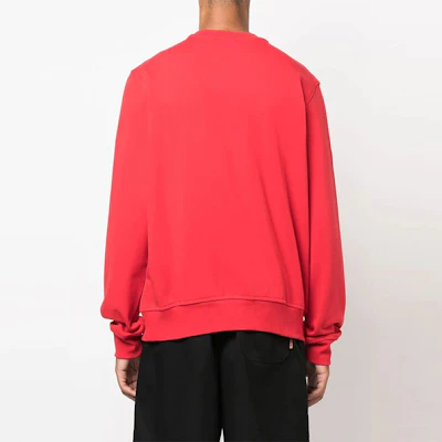 Diesel FW22 Red Pullover Sweatshirt with Logo Print A037580BAWT44Q Shop Diesel FW22 Red Pullover Sweatshirt with Logo Print A037580BAWT44Q