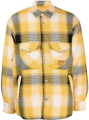 Diesel FW22 Reversible Button-Up Shirt Jacket Yellow () A062450PDAG22F Buy Diesel FW22 Reversible Button-Up Shirt Jacket Yellow () A062450PDAG22F