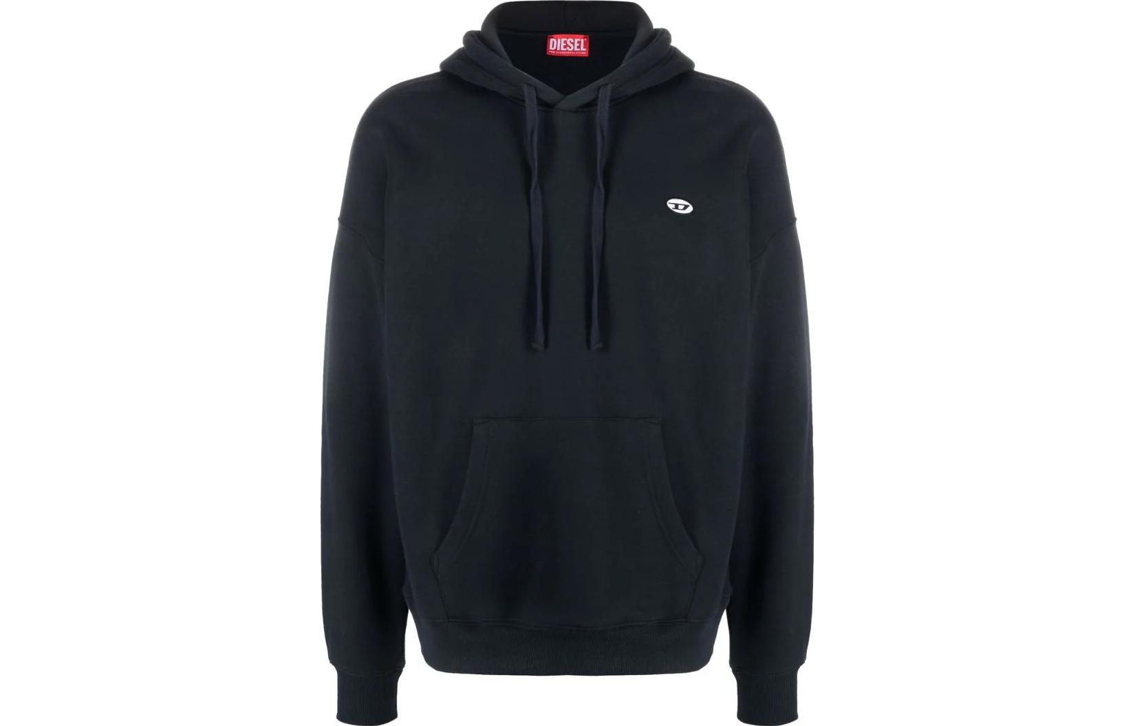 Diesel FW22 S-Rob Hood Doval PJ Solid Graphic Hoodie Blue A037860NAWW86V