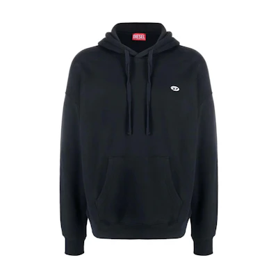 Diesel FW22 S-Rob Hood Doval PJ Solid Graphic Hoodie Blue A037860NAWW86V