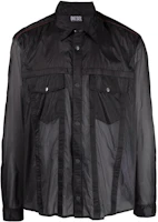 Diesel FW22 Solid Button-Up Shirt Jacket Men A058890ASUC9CF Diesel FW22 Solid Button-Up Shirt Jacket Men A058890ASUC9CF