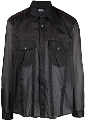Diesel FW22 Solid Button-Up Shirt Jacket Men A058890ASUC9CF Buy Diesel FW22 Solid Button-Up Shirt Jacket Men A058890ASUC9CF