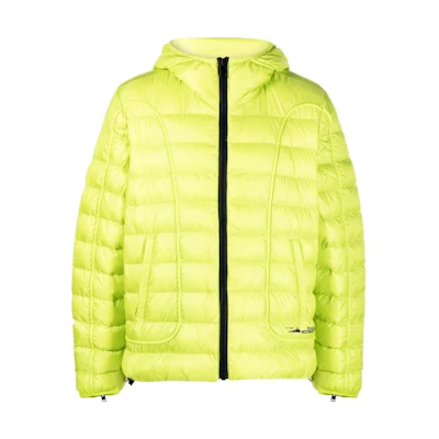 Diesel FW22 Solid Color Green Hooded Jacket for Men A061450BHAZ5IN