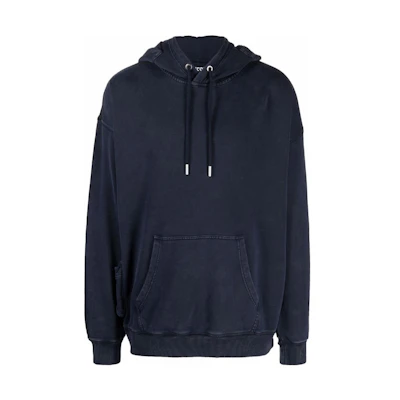 Diesel FW22 Solid Color Pocket Hoodie in Blue A027380WBAP86V