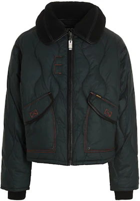 Diesel FW22 Solid Color Zipper Jacket in Dark Green A061410JKKE58Z Buy Diesel FW22 Solid Color Zipper Jacket in Dark Green A061410JKKE58Z