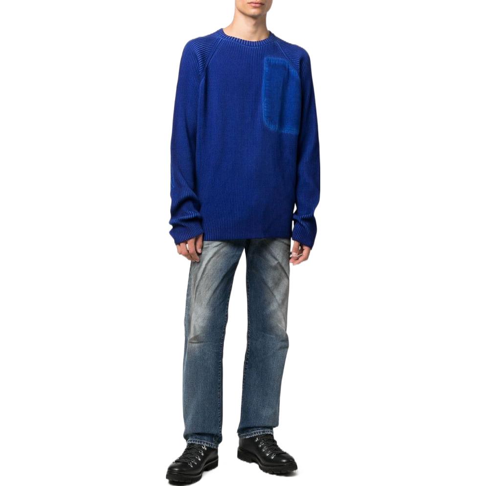 Lookbook DIESEL FW22 雲染直筒牛仔褲 藍色 A05156007D101