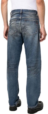 DIESEL FW22 雲染直筒牛仔褲 藍色 A05156007D101 Shop DIESEL FW22 雲染直筒牛仔褲 藍色 A05156007D101