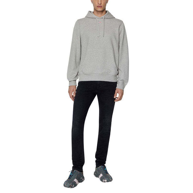 DIESEL FW22 Unisex Oversized Hoodie Pullover Long Sleeve Grey. A040730BAWT9CB 圖 3