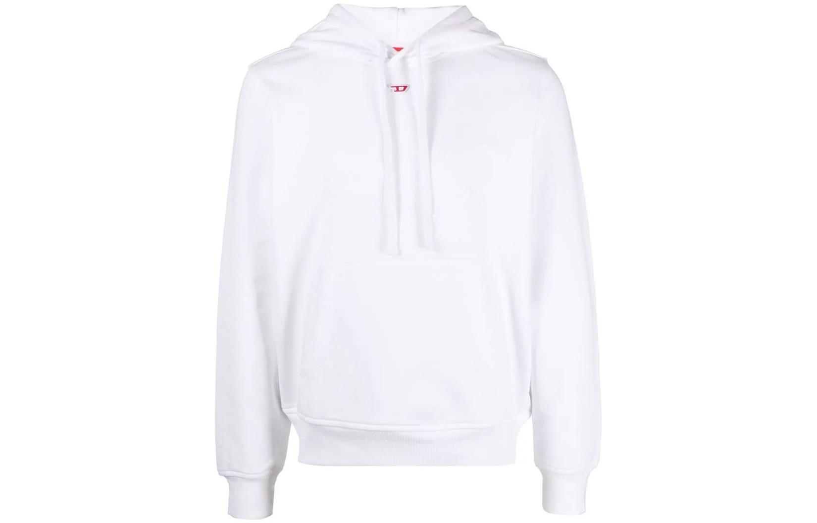 Diesel FW22 Unisex Pullover Hoodie - White A053330BAWT100