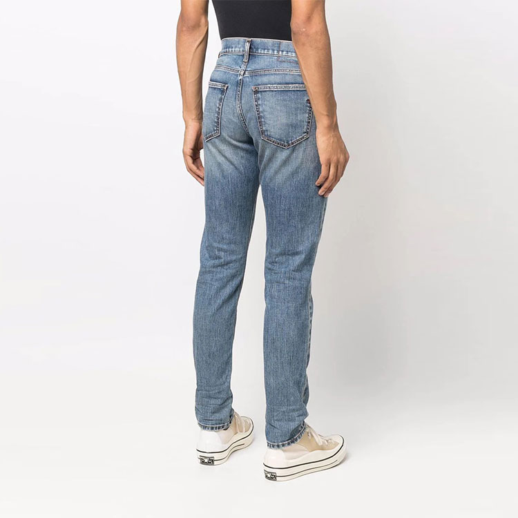 DIESEL FW22 Vintage Washed Straight-Leg Jeans Men’s Blue A0355809C6101 圖 4