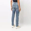 Shop DIESEL FW22 Vintage Washed Straight-Leg Jeans Men’s Blue A0355809C6101