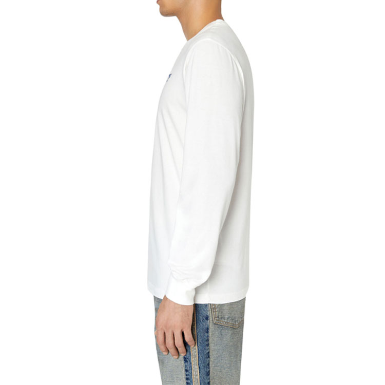 Purchase Diesel FW22 White Pullover Sweatshirt with Logo Print Design A037420PITA141