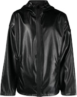 DIESEL FW23 Black Glossy Hooded Jacket with Long Sleeves. A125990CHAJ-9XX DIESEL FW23 Black Glossy Hooded Jacket with Long Sleeves. A125990CHAJ-9XX