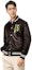 Sizing DIESEL FW23 Black Letter Embroidered Single-Breasted Bomber Jacket A122430KKAM