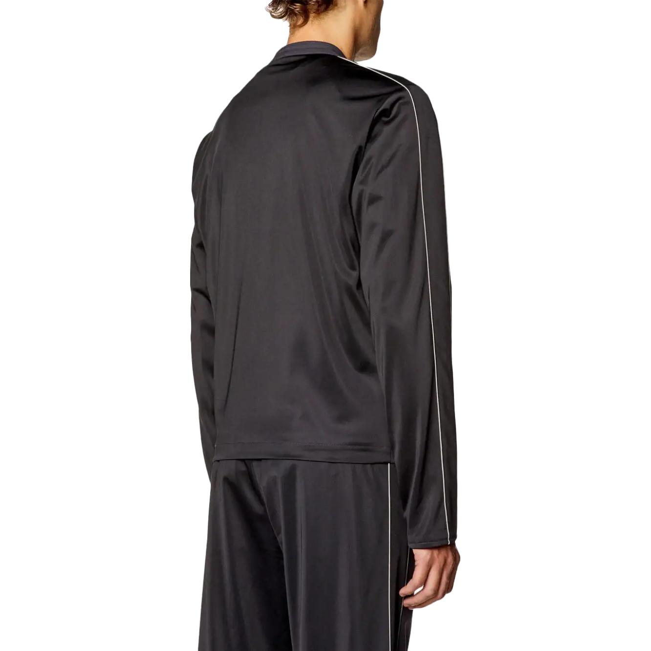 Purchase 디젤 FW23 그레이 집업 스트레이트 컷 긴소매 자켓 A120940CLAI-GREY