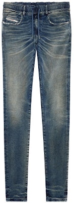 DIESEL FW23 修身洗舊破壞牛仔褲 深藍色 A09732068FN-01 Order DIESEL FW23 修身洗舊破壞牛仔褲 深藍色 A09732068FN-01