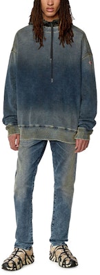 DIESEL FW23 修身洗舊破壞牛仔褲 深藍色 A09732068FN-01 Lookbook DIESEL FW23 修身洗舊破壞牛仔褲 深藍色 A09732068FN-01