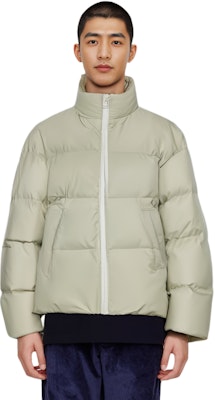 DIESEL FW23 White Solid Zip-Up High Collar Jacket A114320BJAJ-8AF Details for DIESEL FW23 White Solid Zip-Up High Collar Jacket A114320BJAJ-8AF