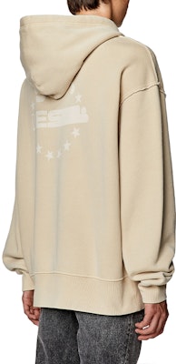 DIESEL FW23 Hoodie Cetakan Haiwan Khaki Lengan Panjang Lelaki. A104570KHAR-7BD Details for DIESEL FW23 Hoodie Cetakan Haiwan Khaki Lengan Panjang Lelaki. A104570KHAR-7BD