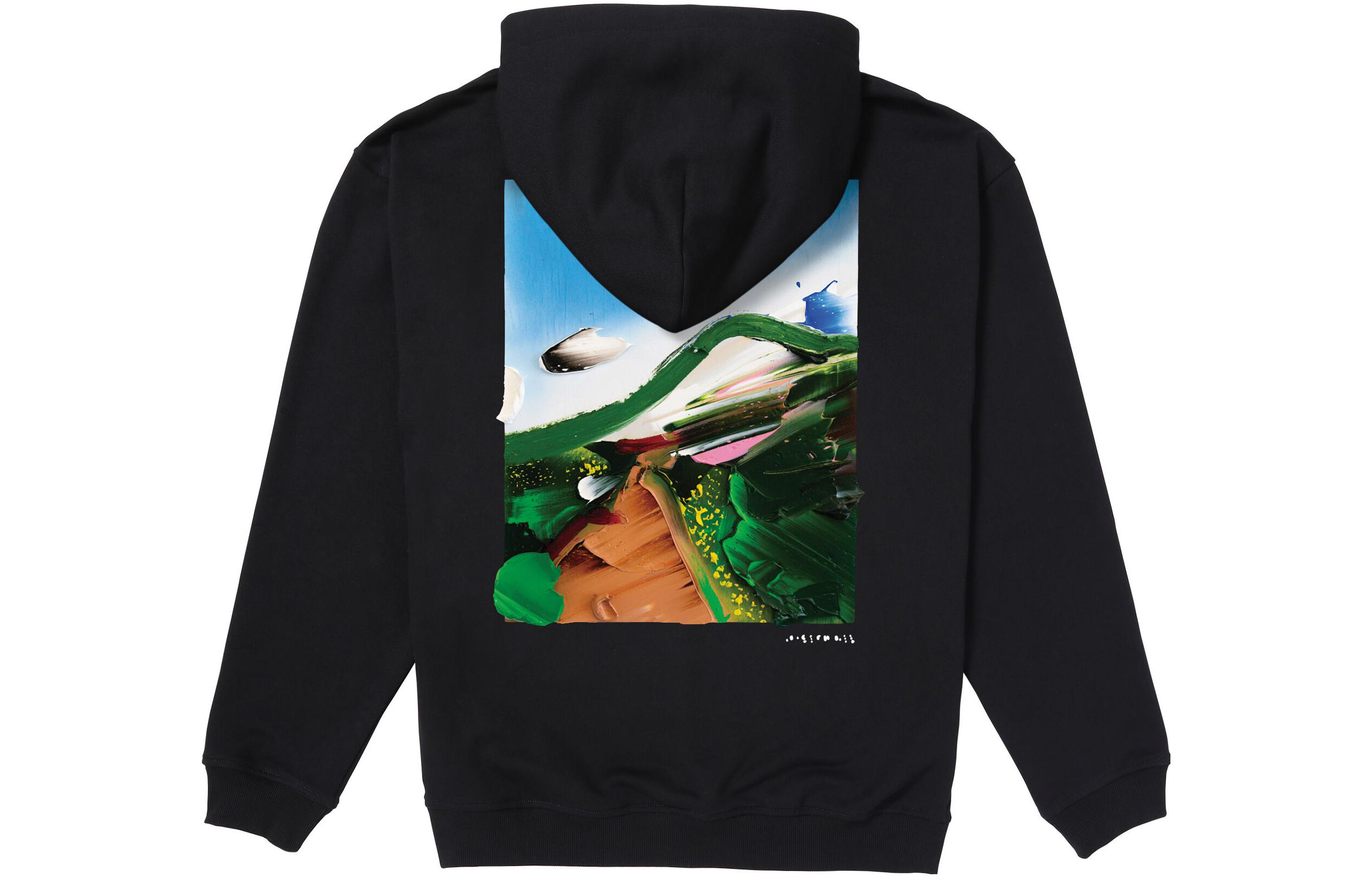 Diesel FW23 Black Graphic Print Hoodie Unisex - Back Design P012810GRAC-9XX