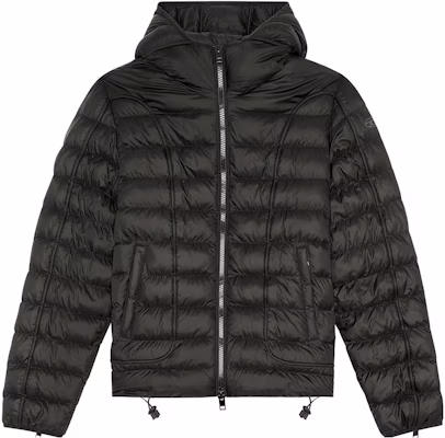 Diesel FW23 Black Solid Color Hooded Jacket A105970BHAZ-9XX Buy Diesel FW23 Black Solid Color Hooded Jacket A105970BHAZ-9XX