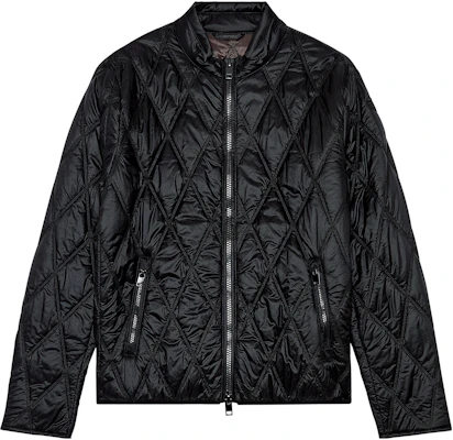 Diesel FW23 鑽石絎縫黑色長袖拉鍊外套 A129220AKAE-9XX Buy Diesel FW23 鑽石絎縫黑色長袖拉鍊外套 A129220AKAE-9XX