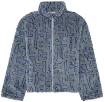 Diesel FW23 Logo Jacquard Zip Fleece Bomber Jacket Blue () A125950CHAK-9BX Diesel FW23 Logo Jacquard Zip Fleece Bomber Jacket Blue () A125950CHAK-9BX