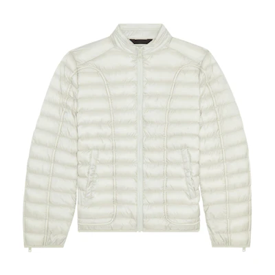 Diesel FW23 White Solid Color Stand Collar Long Sleeve Jacket A105960BHAZ-8AF