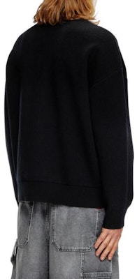 DIESEL FW24 Black High-Neck Zip Jacquard Logo Sweater. A149190PHAW-9XX Shop DIESEL FW24 Black High-Neck Zip Jacquard Logo Sweater. A149190PHAW-9XX