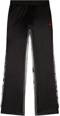 DIESEL FW24 Black Loose Fit Colorblock Logo Embroidered Casual Pants. A140530KMAI-9XX Buy DIESEL FW24 Black Loose Fit Colorblock Logo Embroidered Casual Pants. A140530KMAI-9XX