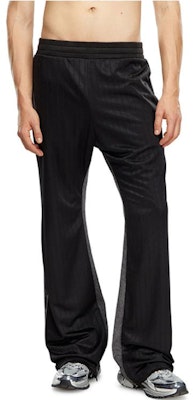 DIESEL FW24 Black Loose Fit Colorblock Logo Embroidered Casual Pants. A140530KMAI-9XX Shop DIESEL FW24 Black Loose Fit Colorblock Logo Embroidered Casual Pants. A140530KMAI-9XX