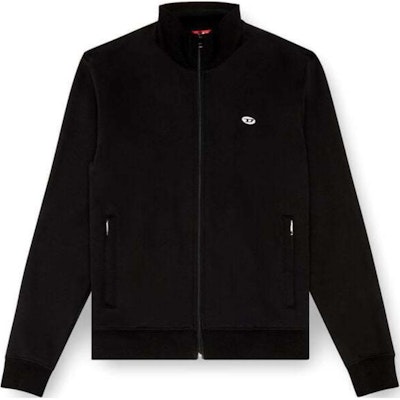 DIESEL FW24 黑色加大LOGO補丁拉鍊衛衣 A150950BKAF-9XX Order DIESEL FW24 黑色加大LOGO補丁拉鍊衛衣 A150950BKAF-9XX