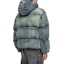Lookbook DIESEL FW24 Chaqueta de Algodón Azul Claro Desgastada con Capucha y Doble Cremallera. A145100SKAI-01