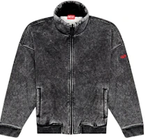 Diesel FW24 Black Casual Zip-Up High Collar Jacket A142480BNDI-02 Diesel FW24 Black Casual Zip-Up High Collar Jacket A142480BNDI-02