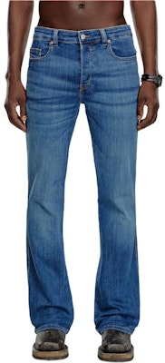 DIESEL FW24 男士修身喇叭彈性藍色牛仔褲 A122210GRDP-01 Shop DIESEL FW24 男士修身喇叭彈性藍色牛仔褲 A122210GRDP-01
