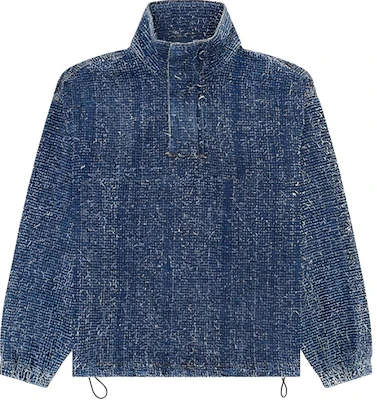 Diesel FW24 Denim Pullover Lengan Panjang Biru Sweatshirt Kasual Lelaki A144700PGAH-01 Buy Diesel FW24 Denim Pullover Lengan Panjang Biru Sweatshirt Kasual Lelaki A144700PGAH-01